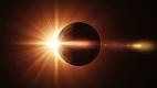 A solar eclipse - Moon blocks the Sun